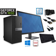 Herní PC sestava Dell OptiPlex 7050 Tower Intel Core i5 7400 / 8 GB RAM / 240 GB SSD / GTX 1650 / Windows 10 / 24" IPS monitor Herní PC sestava Dell OptiPlex 7050 Tower Intel Core i5 7400 / 8 GB RAM / 240 GB SSD / GTX 1650 / Windows 10 / 24" IPS monitor