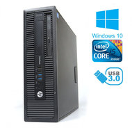 PC HP EliteDesk 800 G1 SFF Intel Core i5 4590 / 4 GB RAM / 320 GB HDD / Windows 10 / Kategorie B