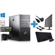 Nejvýkonnější herní PC sestava Fujitsu P956 E94+ Intel Core i7 6700 / 8 GB RAM / 256 GB SSD / DVD / Ge-Force GTX 1650 4 GB / 24" monitor / Windows 10 Nejvýkonnější herní PC sestava Fujitsu P956 E94+ Intel Core i7 6700 / 8 GB RAM / 256 GB SSD / DVD / Ge-Force GTX 1650 4 GB / 24" monitor / Windows 10